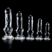Dildo Anal Vaginal con Forma de Pene de Perro Monstruoso de Fantasía China, Realista, Grande, para Mujeres