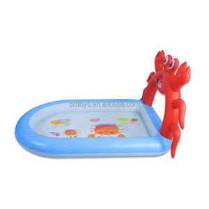 Nuevo diseño de piscina inflable de PVC para niños Albercas Para Ninos cangrejo rociador Splash Pad piscina infantil para niños - Product Image 6