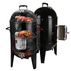 <span class=keywords><strong>Barbecue</strong></span> vertical sans fumée 3-en-1 pour l'extérieur, avec fumoir intégré, idéal pour la cuisine extérieure - Product Image 4