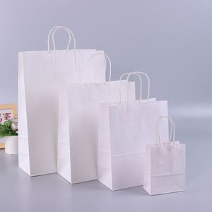 Bolsas de Papel Kraft Marrón Grandes, Ecológicas, con Asas de Cinta, para Comida, Vino y Compras, con Logotipo Impreso Personalizado - Product Image 6