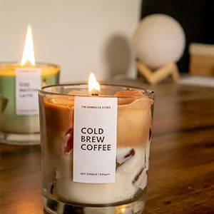 Bougie parfumée artisanale à la cire de soja, style moderne, décoration de Noël et de mariage, vente en gros - Product Image 2