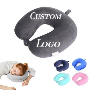 Almohada en Forma de U con Logotipo Personalizado, Almohada para Sofá, Oficina, Siesta, Almohada Multifuncional Estampada para Viajes de Negocios en Avión - Product Image 1