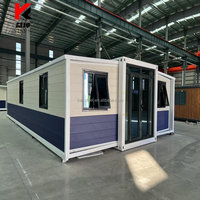 Maison préfabriquée modulaire extensible de 30 pieds, type « granny flat », avec 2 chambres, salle de bain, cuisine, villa mobile, normes australiennes