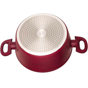 Casserole en céramique antiadhésive de haute qualité, style moderne, compatible induction, pour soupes et ragoûts, en acier forgé - Product Image 5