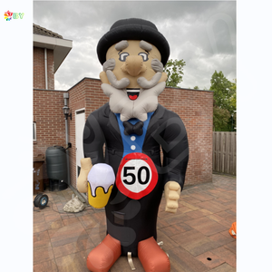 Dibujos animados inflables de Abraham del partido, <span class=keywords><strong>muñeca</strong></span> inflable de Holanda con la taza de cerveza - Product Image 3