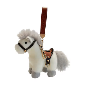 Adorno Colgante de Peluche con Forma de Caballo, Relleno de Algodón PP, 13cm de Altura, para el Año del Caballo, Venta Caliente al por Mayor y al por Menor, para Colgar en Bolsos - Product Image 5