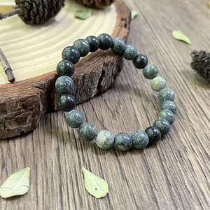 Bracelet en pierre naturelle, perles de verre colorées, bien-être holistique, bijoux personnalisés de qualité supérieure, livraison rapide - Product Image 3