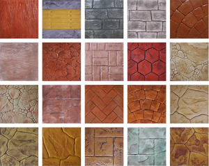 Moldes de impresión de hormigón con patrón de pavimentación, sello de goma - Product Image 4