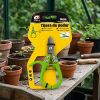 Cisaille à agrumes DIY en acier de 5,5 pouces avec poignée en plastique – Outil de coupe manuel durable et simple pour l'élagage de jardin