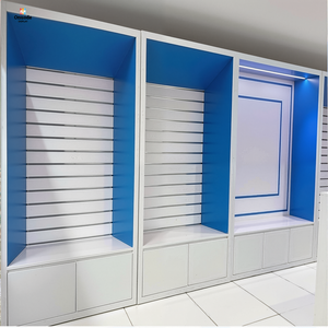 Custom Hair Salon Interior Design | Wig & Hair Extension <b>Wall</b> <b>Display</b> Stands | Fashion Toupee Shelves with 3D Design Solutions - Product Image 2
