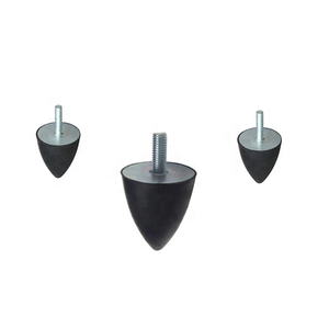 Precio de fábrica, buena calidad, soporte de aislador antivibración, pies de amortiguación de goma cónicos - Product Image 2
