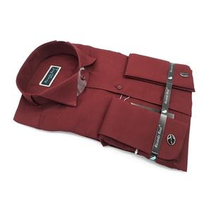 Camisa de Esmoquin de Diseño Nuevo, 100% Algodón, Ecológica, con Tela Dobby, Puños, Manga Larga, Secado Rápido, Transpirable, Blanca, Corte Entallado - Product Image 6