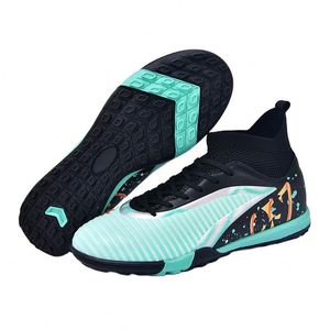 Botas de fútbol OEM de fábrica para jóvenes con opciones FG/TF, transpirables, de tejido elástico, para entrenamiento y partido - Product Image 1