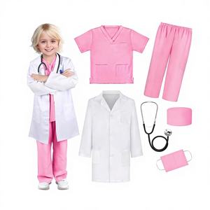 Blouse blanche pour enfants, uniforme d'infirmière, robe de chirurgien, vêtements de travail pour tout-petits, pour expériences scientifiques et jeux de rô<span class=keywords><strong>le</strong></span> - Product Image 1