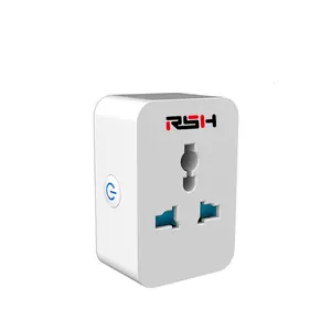 RSH Universal Plug Power Socket Tuya Alexa Google Controle Remoto Wifi Tomada Plug Inteligente com Monitoramento de Energia Temporizador