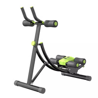Appareil de musculation abdominale à double piste pour entraînement musculaire, équipement de fitness pour usage domestique, planche à crunch, coaster de curling