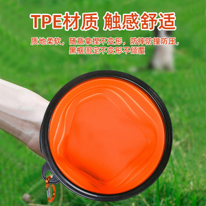 QX Logo personnalisé Amaz 1000ML Gamelle pliable en silicone écologique et étanche pour animaux de compagnie et reptiles (nourriture et eau) - Product Image 5