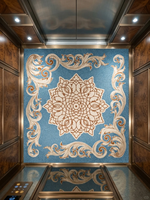 Maßgefertigter Aufzug-Teppich Luxus-Hotel-Lobby Aufzug-Bodenteppich Aufzug-Matte