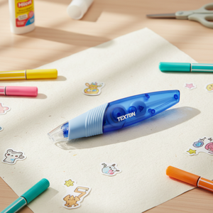 Cinta Correctora con Logotipo Personalizado, Bolígrafo Retráctil, Borrador Ergonómico, Material Escolar, Papelería <span class=keywords><strong>de</strong></span> Oficina, para Estudiantes - Product Image 4