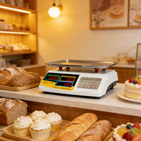 Balance numérique 30 kg à calcul de prix, personnalisée, avec affichage LED rouge double et clavier en acier inoxydable, capacité 40 kg – Offre spéciale Bangladesh