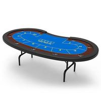 Lucky YH — Table de Poker 10 sièges personnalisés, pliable, bon marché, Texas, utilisé au Poker