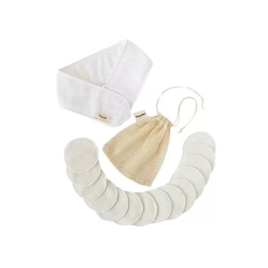 Bamboevezel Vinger Invoegen Make-Up Remover Pads Herbruikbare Wasbare Bamboe Katoenen Vingerwieg Pads Gezichtsreinigende Sponzen - Product Image 3