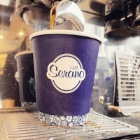 Couvercle de tasses en papier personnalisées jetables, pièces, avec manches, pour le café, pp