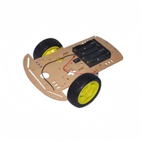 Onestopelectronic RC-2WD-EDU Kit de Coche Robótico Inteligente 2WD con Motores de Corriente Continua, Plataforma de Robótica DIY para Programación y Educación STEM