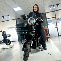 Moto électrique de ville 60V 1000W avec moteur à moyeu de 1000W pour le tourisme
