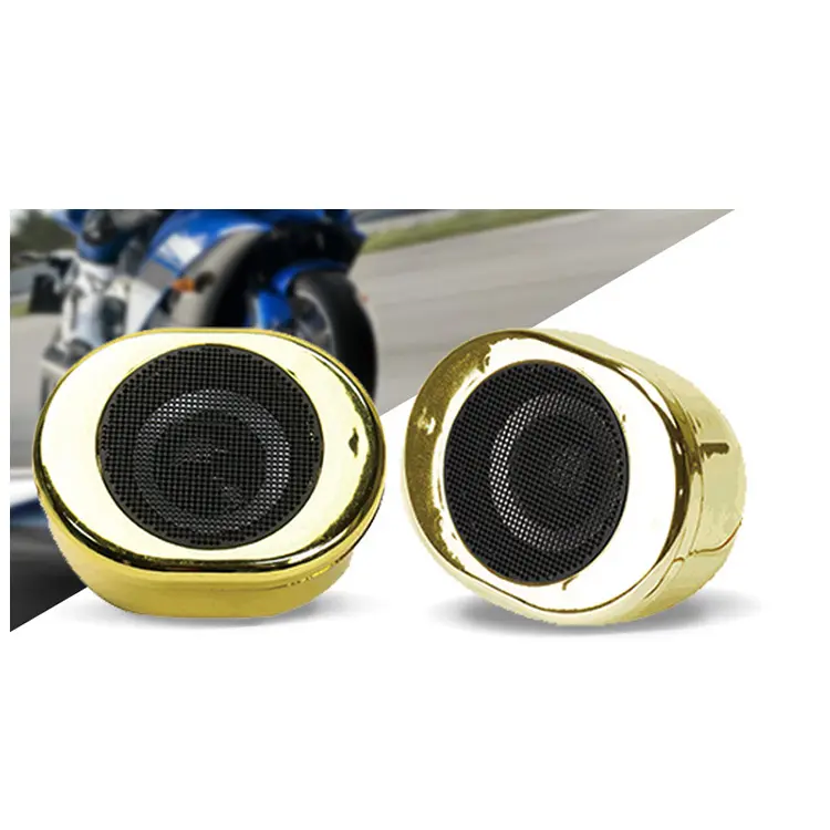 Motorcycle Studio Audio Sound System Stereo Speakers Fm Radio Music Play Remote Control Alarm Speaker