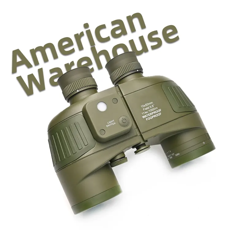 USA Warehouseマリン望遠鏡双眼鏡強力なロシアのナイトビジョン双眼鏡オリジナルドイツ軍用双眼鏡10x50