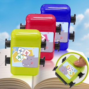 Tampon encreur auto-adhésif de haute qualité parfumé pour enfants, tampon d'assistance scolaire, tampon en caoutchouc avec logo pour l'école - Product Image 4
