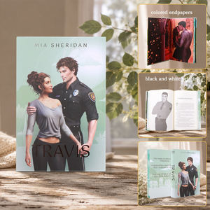 Impresión de Novelas de Romance Contemporáneo con Tapa Dura Personalizada y Bordes Pintados, Edición Especial con Cubierta Verde Menta, Fabricante de Libros - Product Image 5