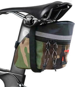 Échantillon gratuit Sac de vélo arrière grande capacité Tissu Oxford imperméable pour sac de voyage à vélo en plein air - Product Image 5