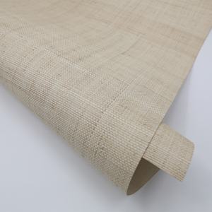 Textura de rafia <span class=keywords><strong>pura</strong></span> Grasscloth Material natural Revestimiento de paredes - Product Image 3