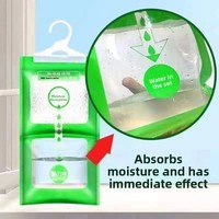 Sachet déshumidificateur suspendu jetable écologique au chlorure de calcium, déshumidificateur réglable pour le contrôle de l'humidité