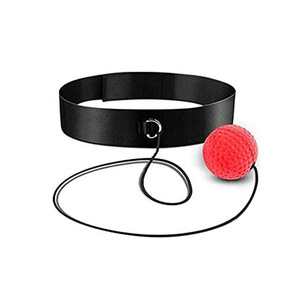 CIMA KF-06 Pelota de <span class=keywords><strong>Boxeo</strong></span> para Reflejos con Banda para la Cabeza, Entrenador Duradero, Portátil, de Uso Universal, Altura Ajustable, Alta Velocidad, Alto Rebote - Product Image 5
