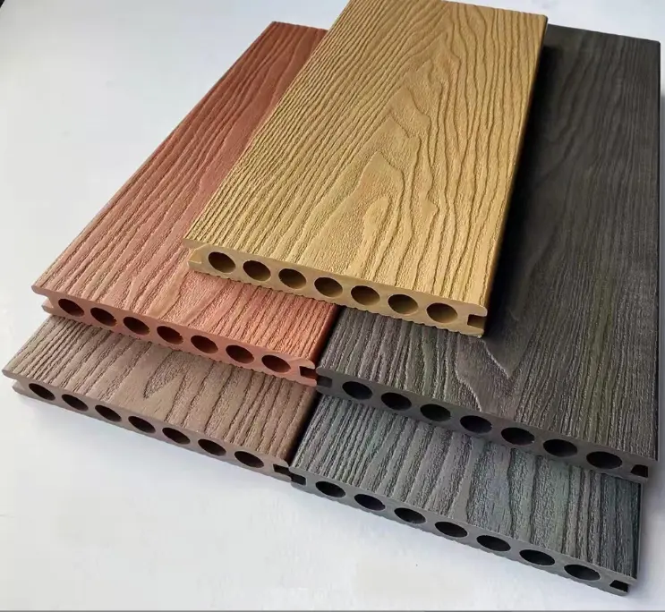 Ambiental Amigável Alta Resistência Wpc Decking Piso Com Preço Barato