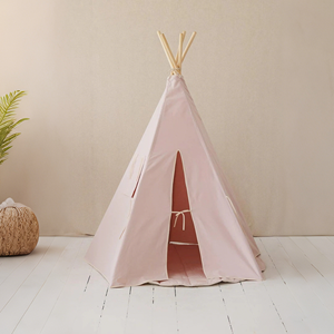 Tente <span class=keywords><strong>tipi</strong></span> pour enfants de haute qualité à 5 poteaux, rose, tente <span class=keywords><strong>tipi</strong></span> pour enfants, tentes jouets en toile de coton douce, tente de jeu indienne pour la <span class=keywords><strong>chambre</strong></span> des filles - Product Image 3