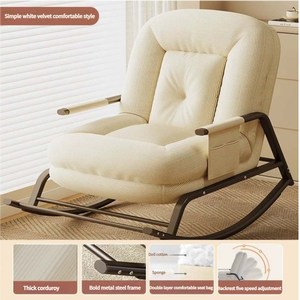 Ghế thư giãn chất lượng cao, ghế đơn, ghế sofa ngả lưng, nội thất phòng khách hiện đại, ghế lười thư giãn để nghỉ ngơi - Product Image 5