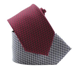 Venta al por mayor <span class=keywords><strong>de</strong></span> China, corbata personalizada estándar para hombre, bloques geométricos, tejido Jacquard, calidad, lujo, rojo, azul, corbata <span class=keywords><strong>de</strong></span> seda para hombre, Biblioteca - Product Image 1