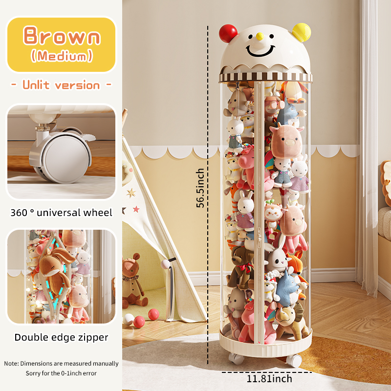 Marrone-può contenere 65 bambole