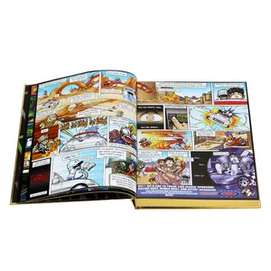 Libro de edición de remium con bordes dorados, impresión de libros personalizada para niños y niños