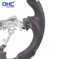 Volant LED RPM en fibre de carbone pour Toyota Auris Corolla RAV4 2010 2011 2012 2013 Volants de voiture OHC MOTORS