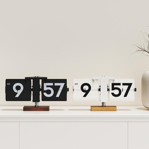 Mechanical Digital Table Page Turning <b>Clock</b> Reloj Large Desk <b>Clock</b> Single Hanging Digital Retro Auto Flip <b>Clock</b> - Product Image 2
