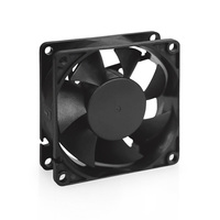 Ventilateur de refroidissement axial sans balais personnalisé 12V 220V haute pression silencieux longue durée de vie pour la réfrigération en aluminium de boîtier d'ordinateur