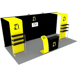 Suporte de alumínio para expositores de alumínio, prateleira de alumínio para exibição de equipamentos comerciais, fácil configuração, com design personalizado, prateleira para publicidade e exposição