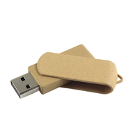 Clé USB en bois de 2 Go avec logo personnalisé, clés USB pivotantes en bois, clés USB de 2 Go