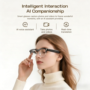 Gafas Inteligentes con Cámara y Tecnología <span class=keywords><strong>de</strong></span> IA, Pantalla <span class=keywords><strong>de</strong></span> 1200P, Resistentes al Agua IP65, Carga Tipo-C, Micrófono Inalámbrico, Traducción en Tiempo Real - Product Image 5