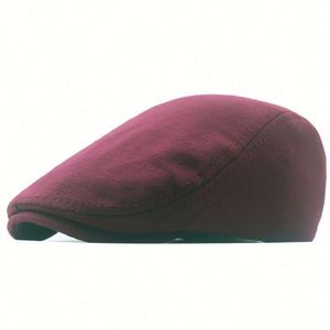 Vente en gros Printemps Automne Europe Amérique : Casquette plate, Béret, Casquette plate dôme, Casquette plate Ivy pour femmes et hommes, protection solaire - Product Image 2